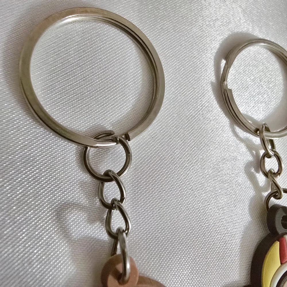 Football & Quarterback Keychain Set‎ - Brown, Yellow, Red, Black, White